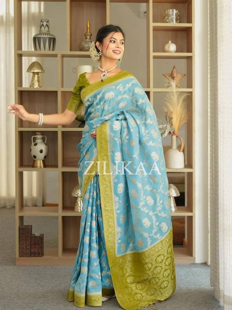 Banarasi Patola 45221 Bulk Saree purchase in ahmedabad