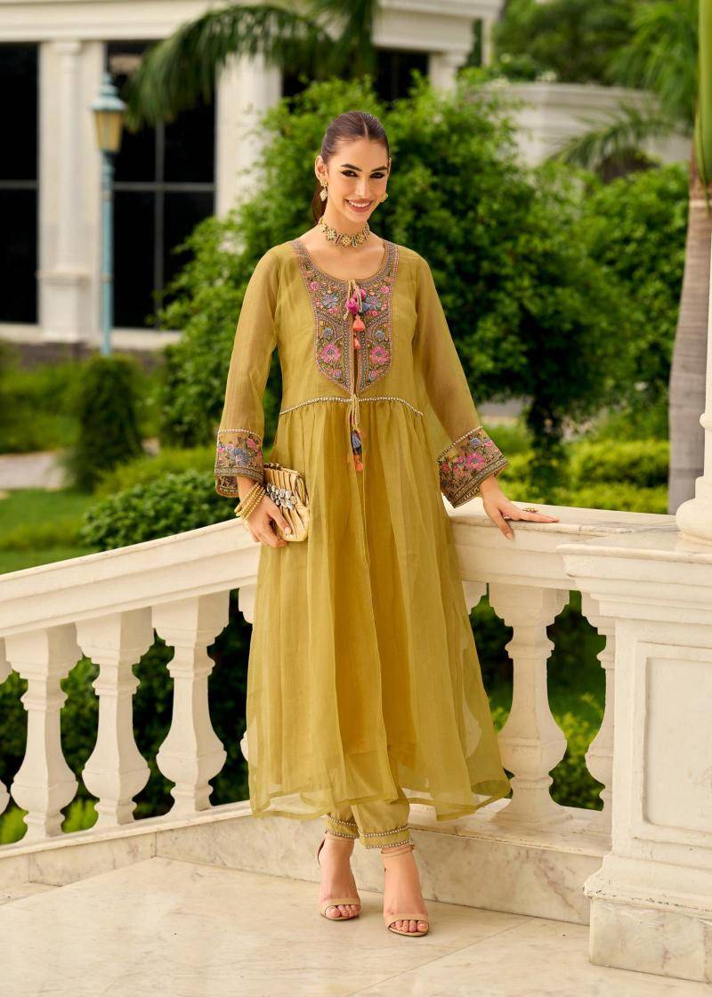 Prm Swara Organza With Embroidery Latest salwar kameez
