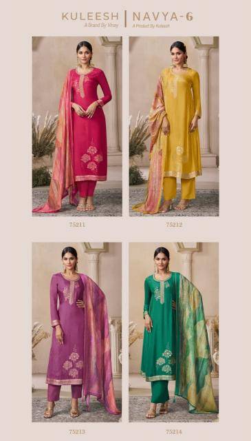 Vinay Kuleesh Navya Vol 6 Wholesale salwar kameez suppliers in Gujarat
