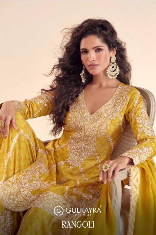 Gulkayra designer rangoli  Salwar suit manufacturers