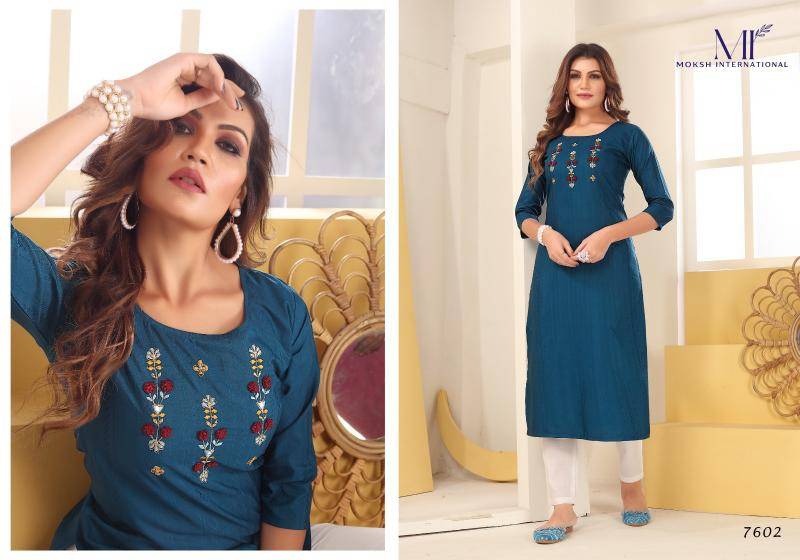 Moksh International diva vol 1 Kurti exporters in India