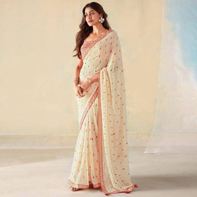 GC georgette silk Saree traders in India