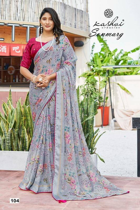 Shorya sonmarg moss Party wear saree wholesalers