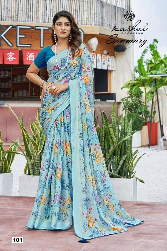 Shorya sonmarg moss Party wear saree wholesalers