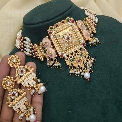 Heritage Necklace HN020 Surat imitation jewellery manufacturers list