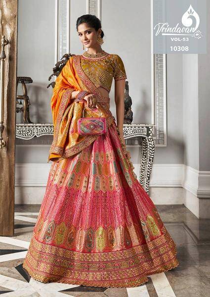 Royal Vrindavan Vol 53 Bridal lehenga choli wholesale