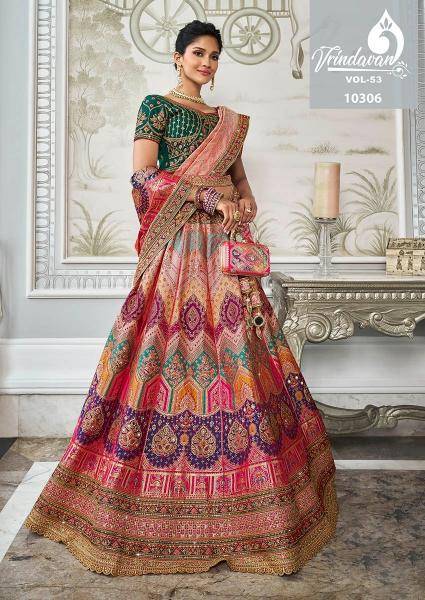 Royal Vrindavan Vol 53 Bridal lehenga choli wholesale