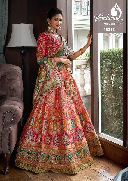 Royal Vrindavan Vol 53 Bridal lehenga choli wholesale