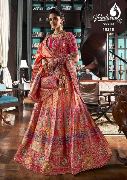 Royal Vrindavan Vol 53 Bridal lehenga choli wholesale