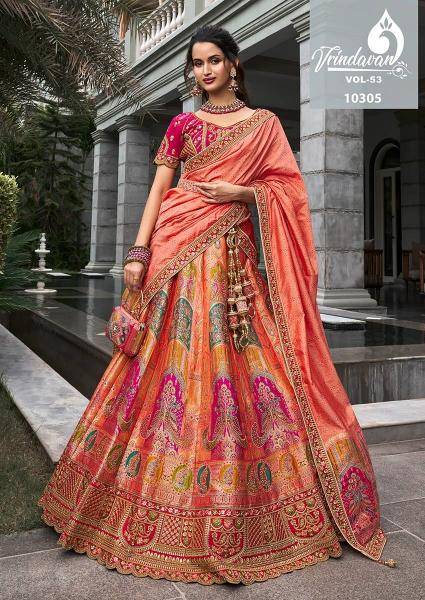 Royal Vrindavan Vol 53 Bridal lehenga choli wholesale