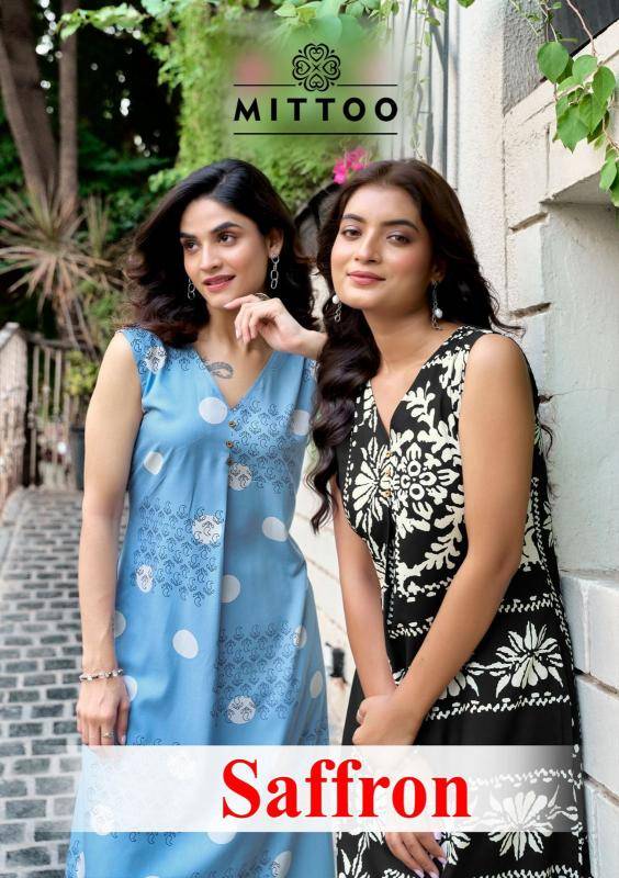 Mittoo saffron latest Kurti collection wholesale in India