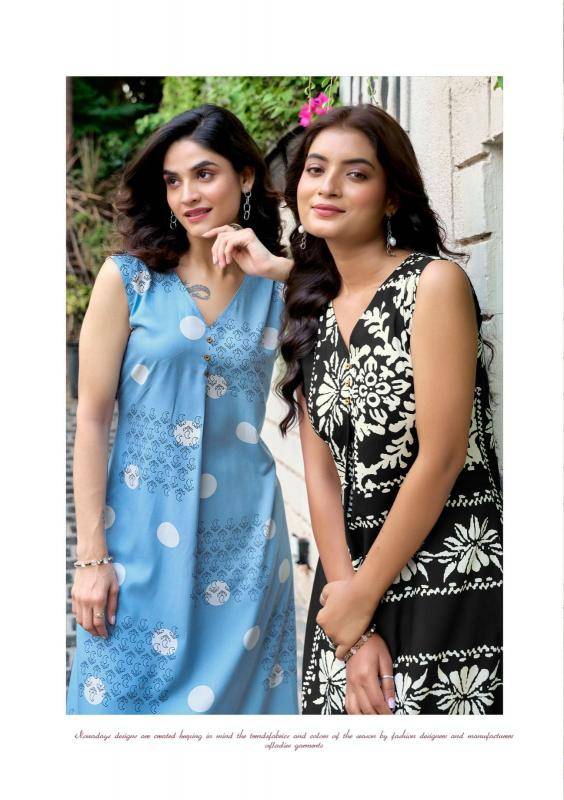 Mittoo saffron latest Kurti collection wholesale in India