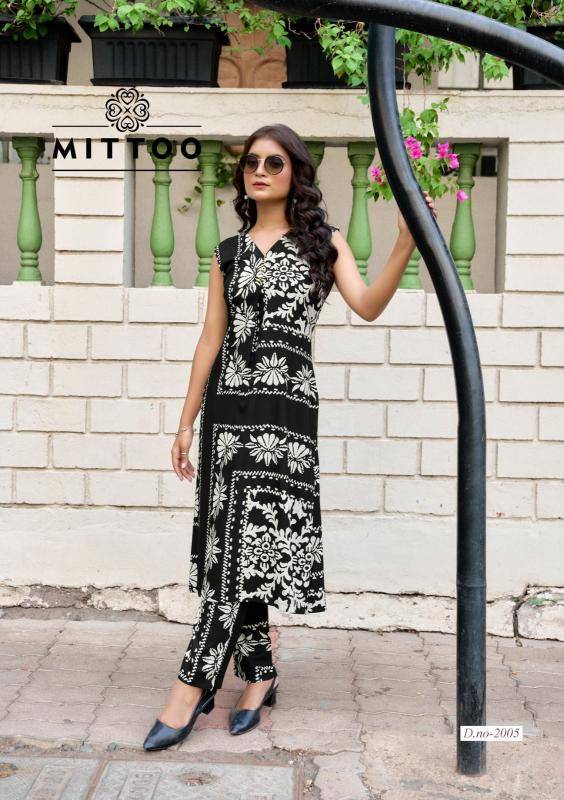 Mittoo saffron latest Kurti collection wholesale in India