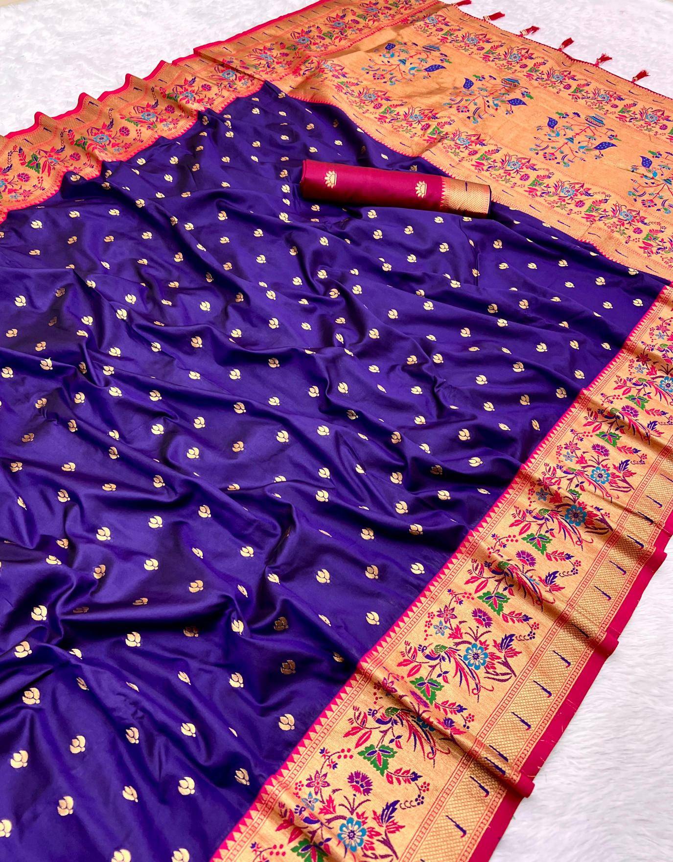 Anupama sangam paithani soft silk Saree wholesale market in Delhi