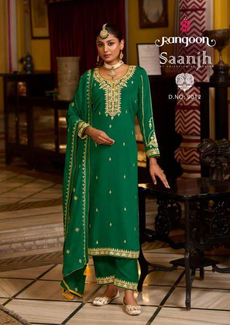Rangoon saanjh wholesale party wear Kurtis in India