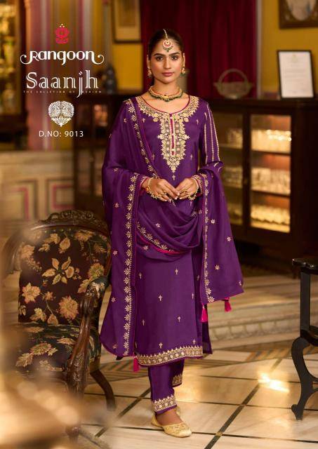 Rangoon saanjh wholesale party wear Kurtis in India