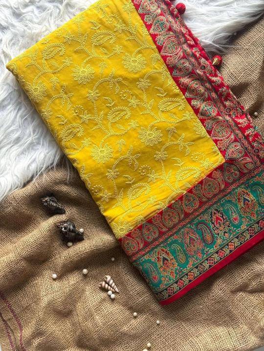 Shorya georgette lukhnowi Wholesale sarees suppliers in Jaipur