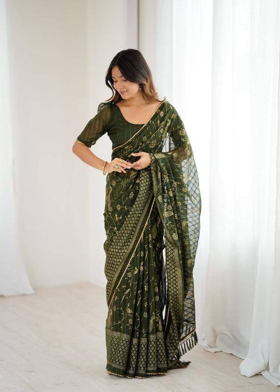 GC soft georgette Wholesale sarees in Ahmedabad