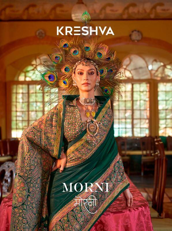 Shorya kreshva morni Printed sarees wholesale online in India