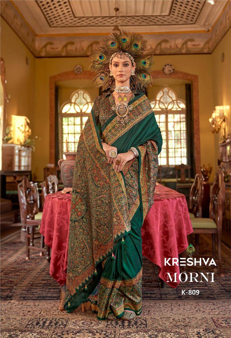 Shorya kreshva morni Printed sarees wholesale online in India