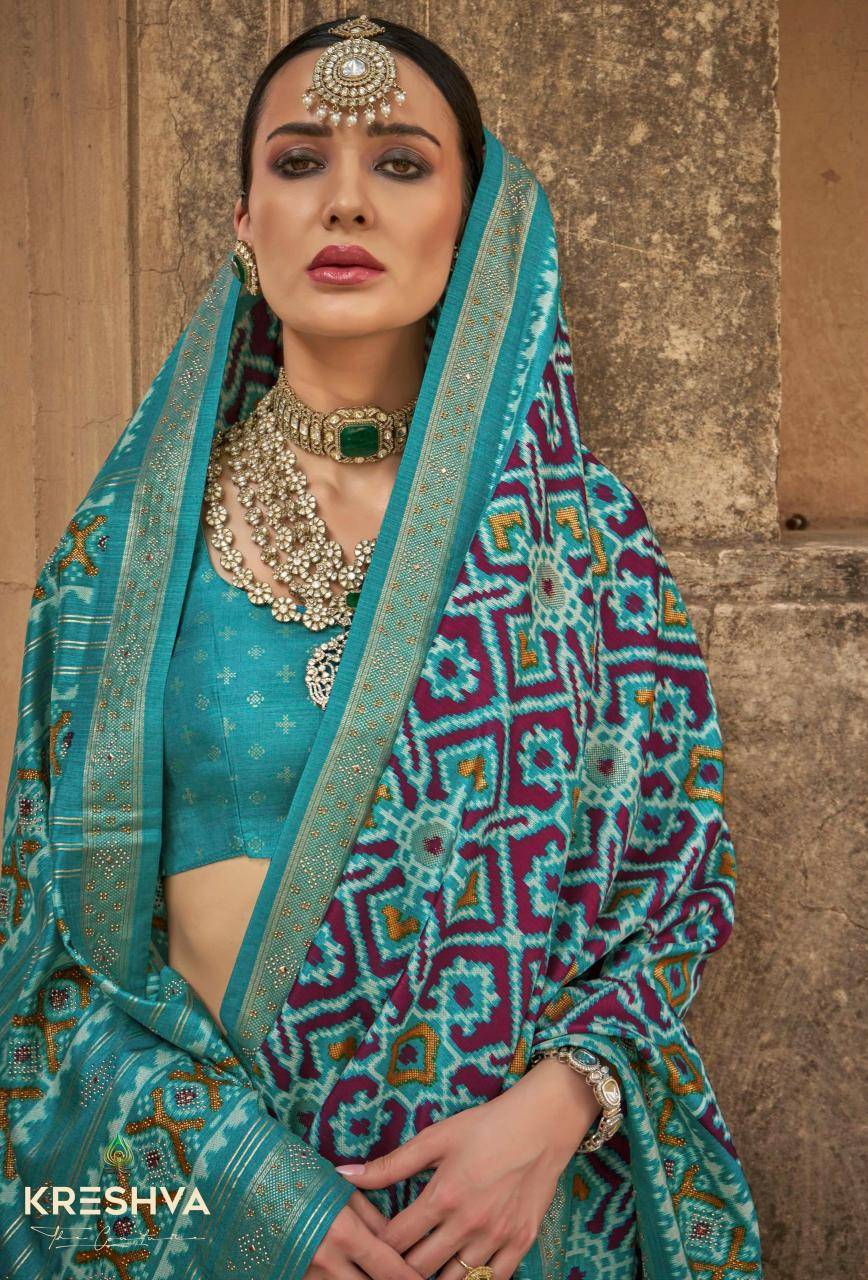 Shorya sankh patola wholesale Indo-western Kurtis in India