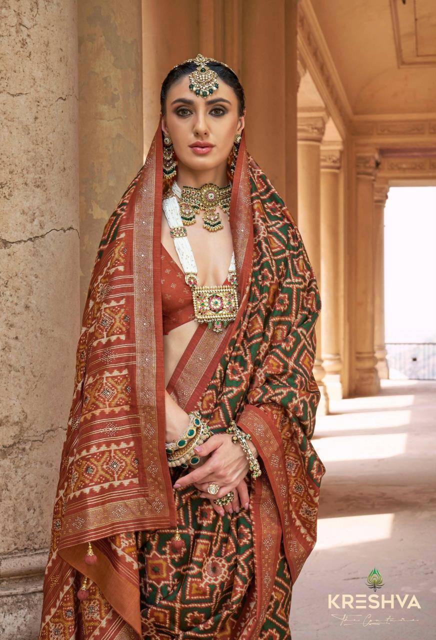 Shorya sankh patola wholesale Indo-western Kurtis in India