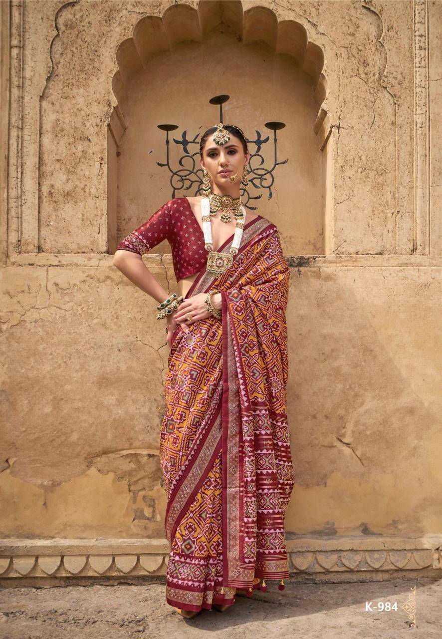 Shorya sankh patola wholesale Indo-western Kurtis in India
