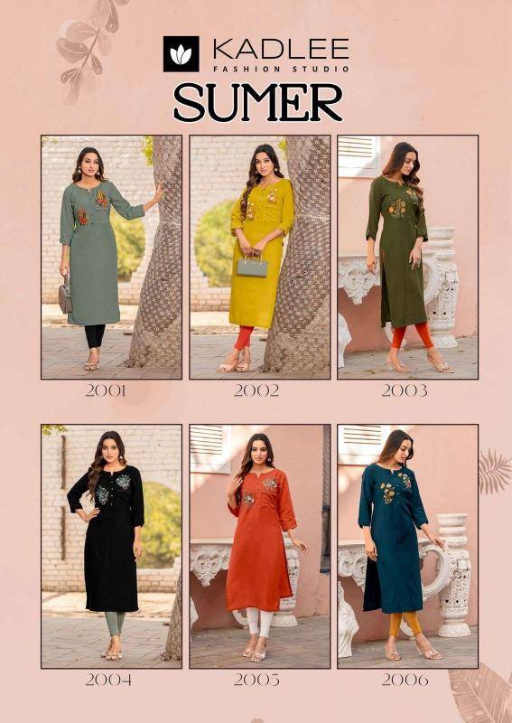 Kadlee sumer Latest Kurti designs for wholesale In india
