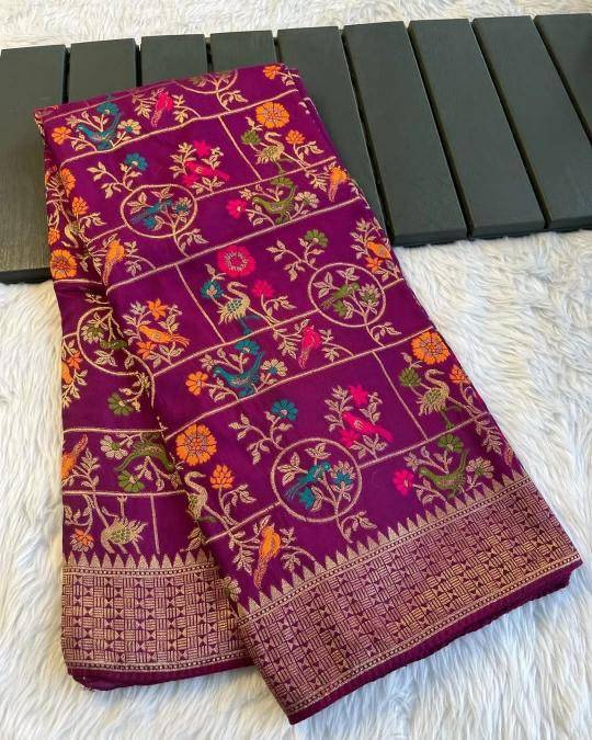 Akshara russian cotton silk Wholesale saree suppliers in Bangalore