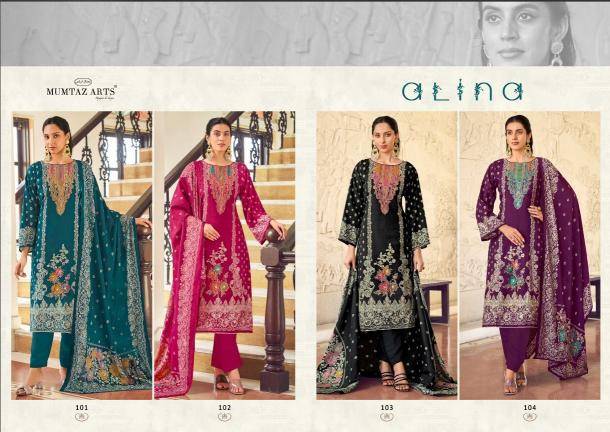 Mumtaz arts alina Dress material suppliers in Gujarat
