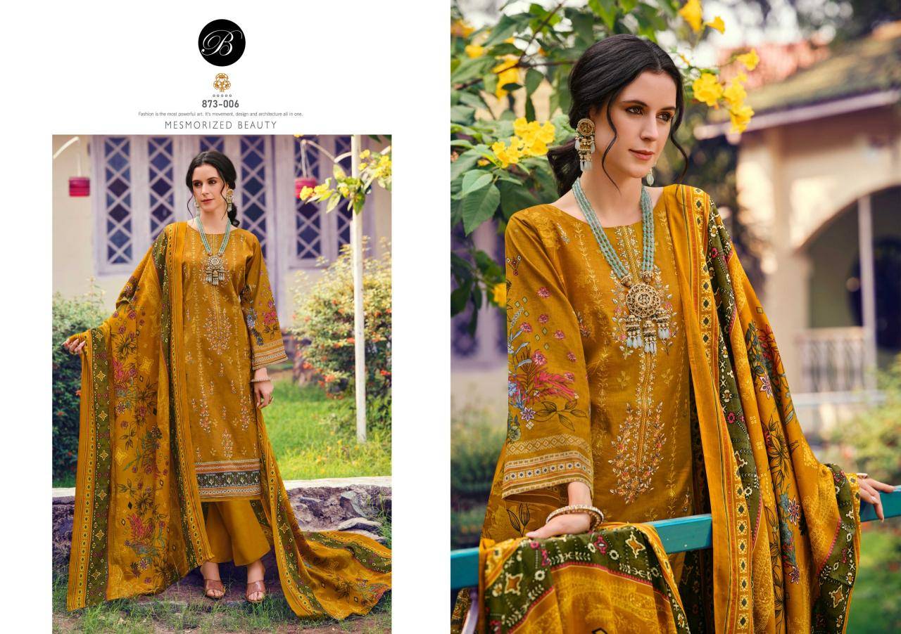 Belliza chevron vol 4 Dress material manufacturers in Gujarat