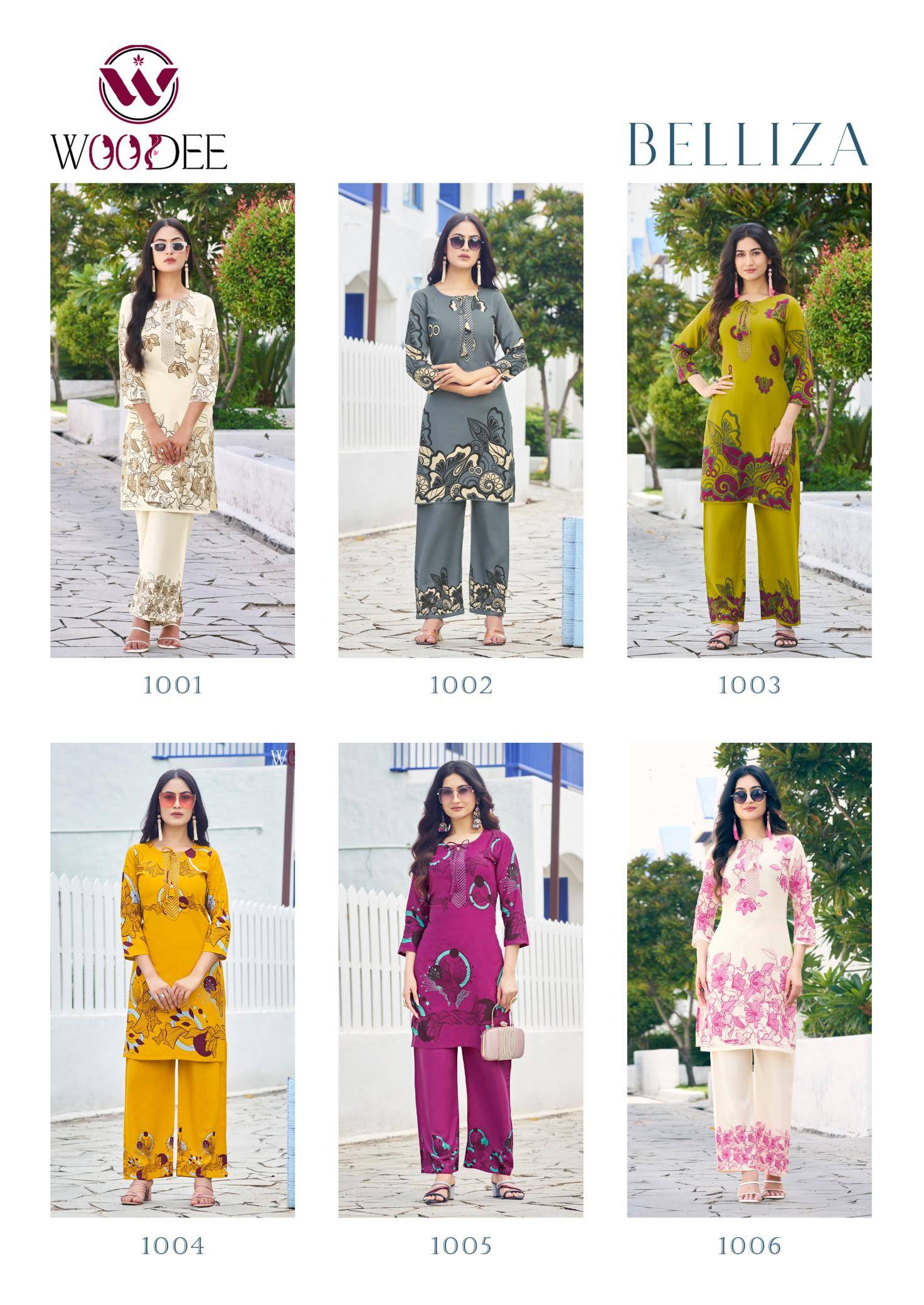 Woodee belliza coord set Kurti wholesalers in Surat