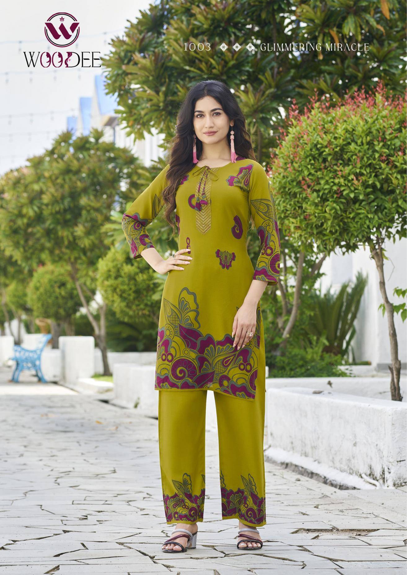 Woodee belliza coord set Kurti wholesalers in Surat