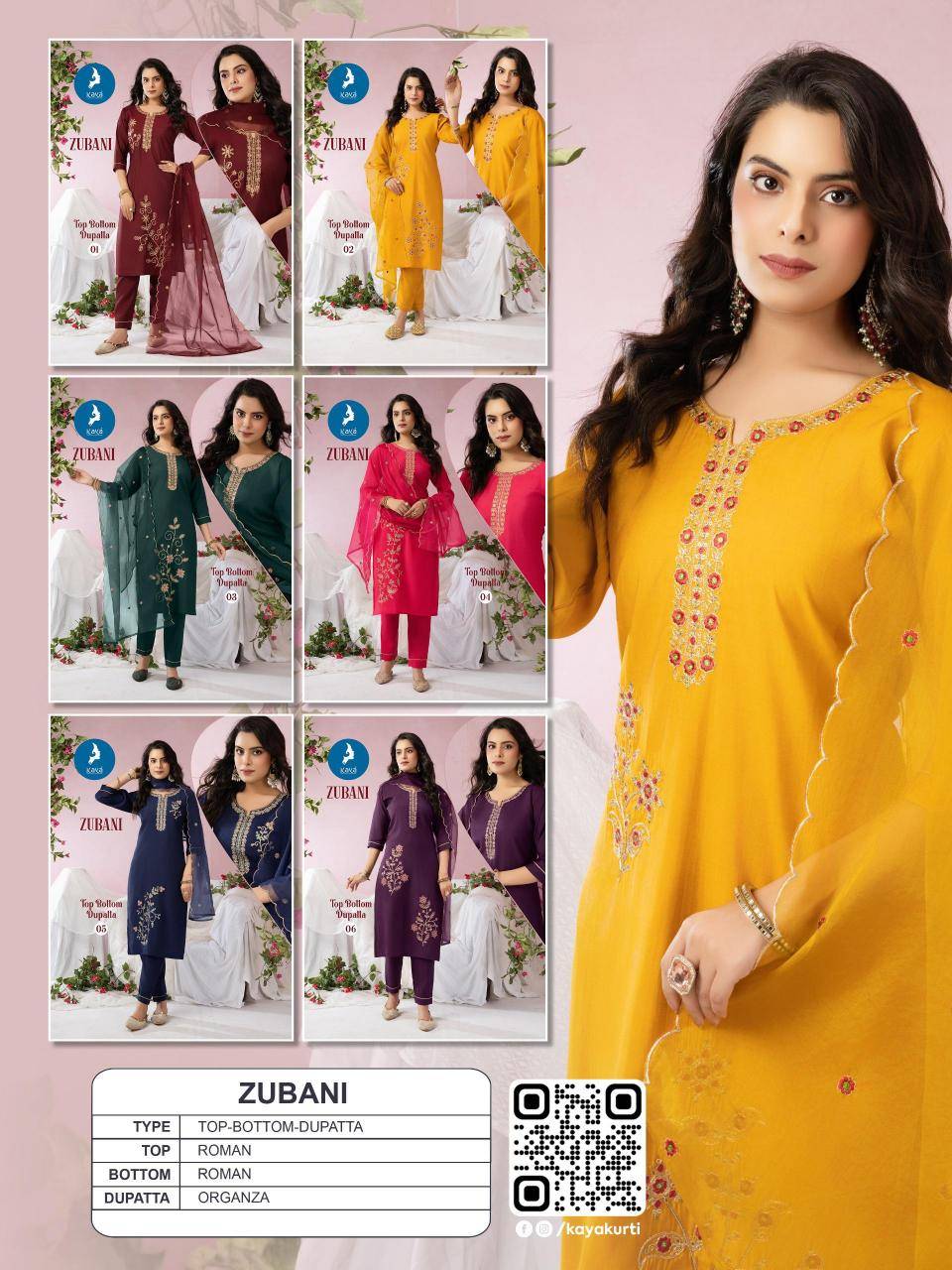 Kaya zubani Kurti suppliers in Surat