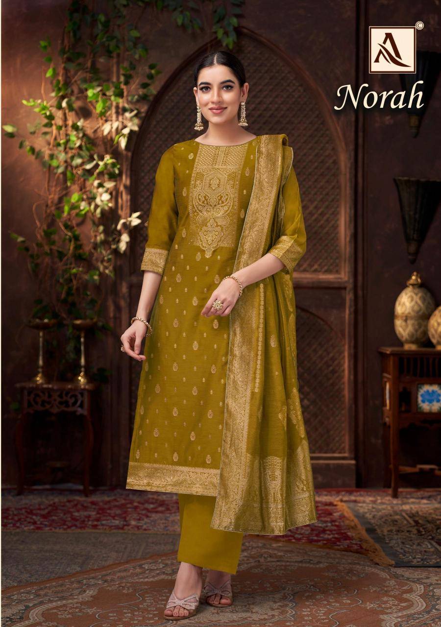 Alok suit norah  Dress material wholesale prices
