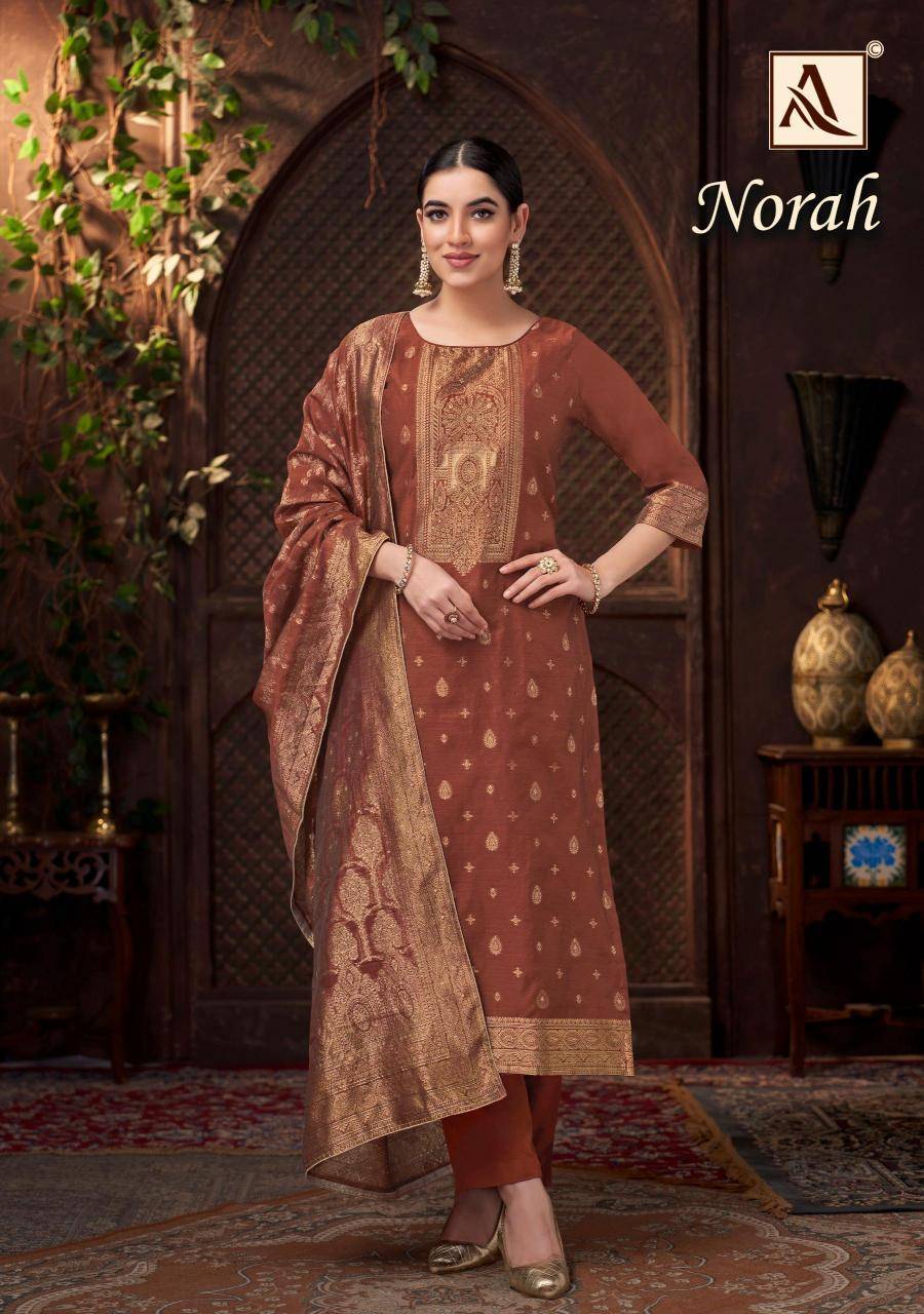 Alok suit norah  Dress material wholesale prices