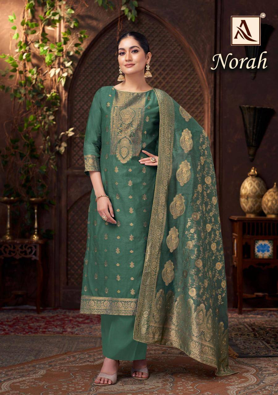 Alok suit norah  Dress material wholesale prices
