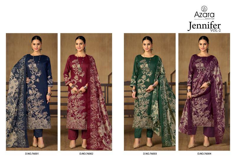 Azara jennifer 2 Dress materials wholesale market