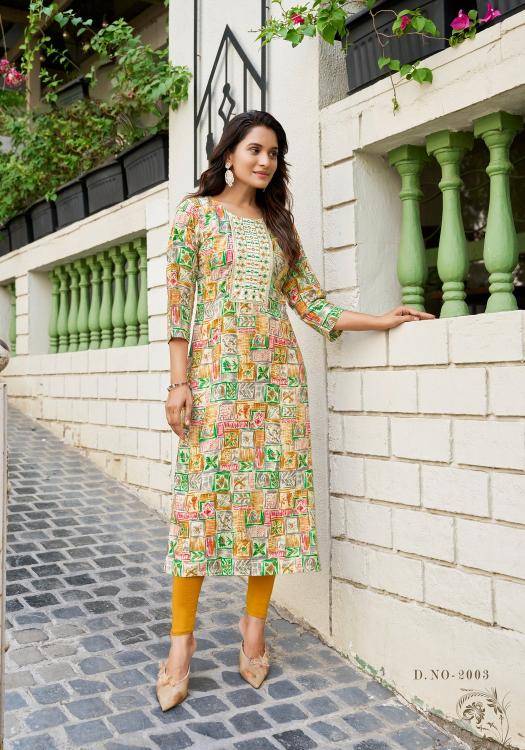 Vaniska charming vol.2 Wholesale kurtis online India