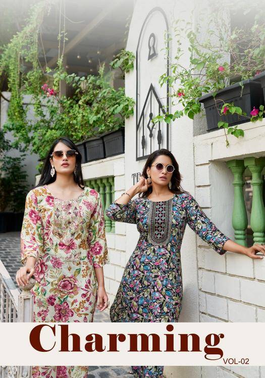 Vaniska charming vol.2 Wholesale kurtis online India