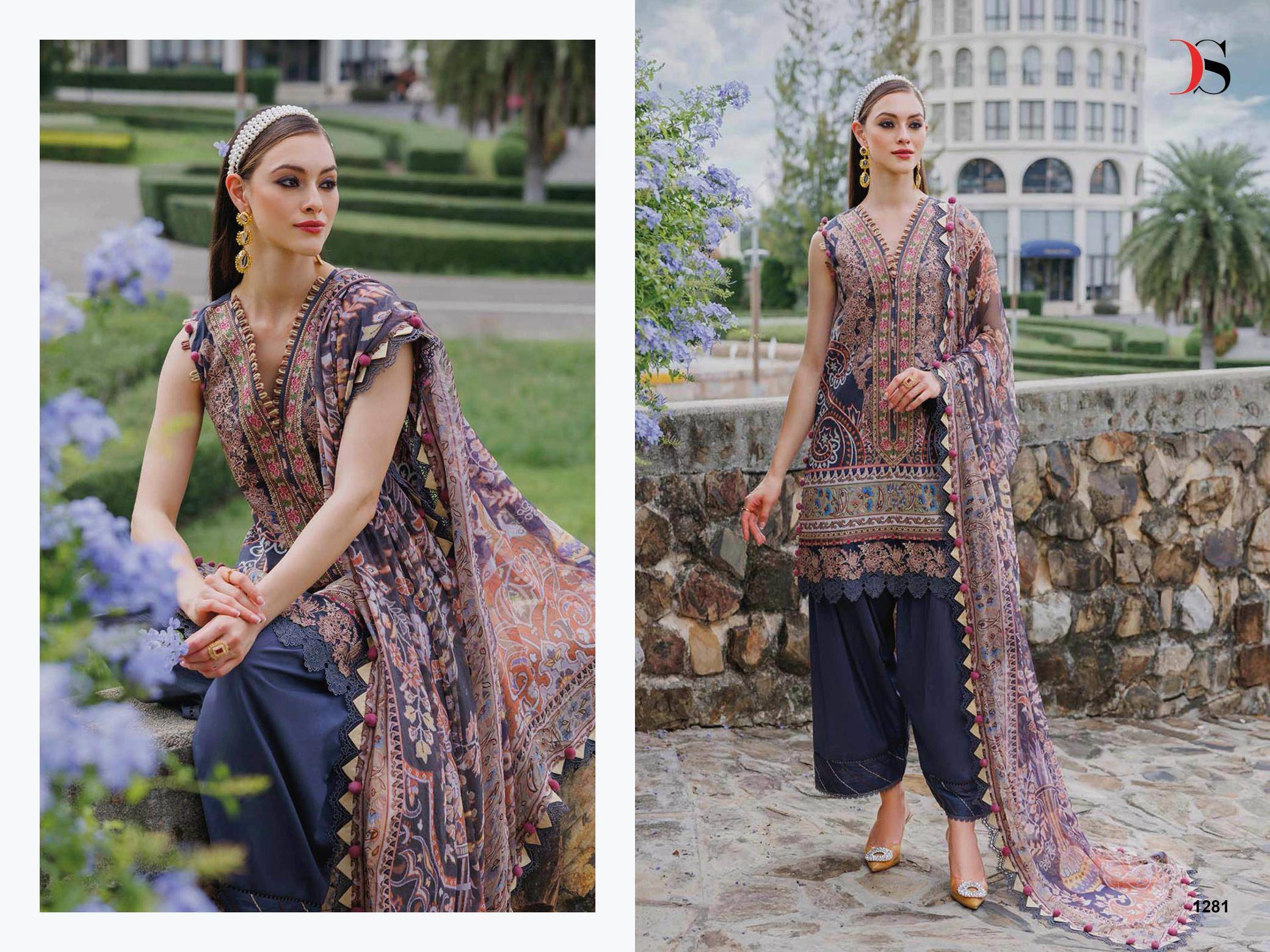 Deepsy suits jade urban lawn 25-5 Fancy dress materials wholesale
