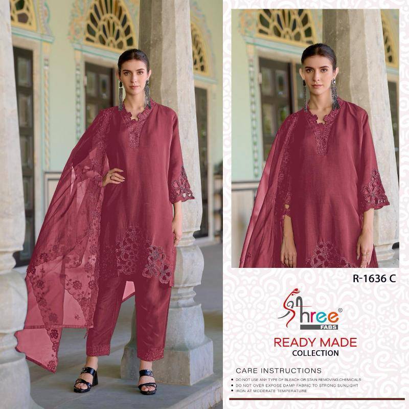 Shree fab d.no 1636 Ladies dress materials wholesale