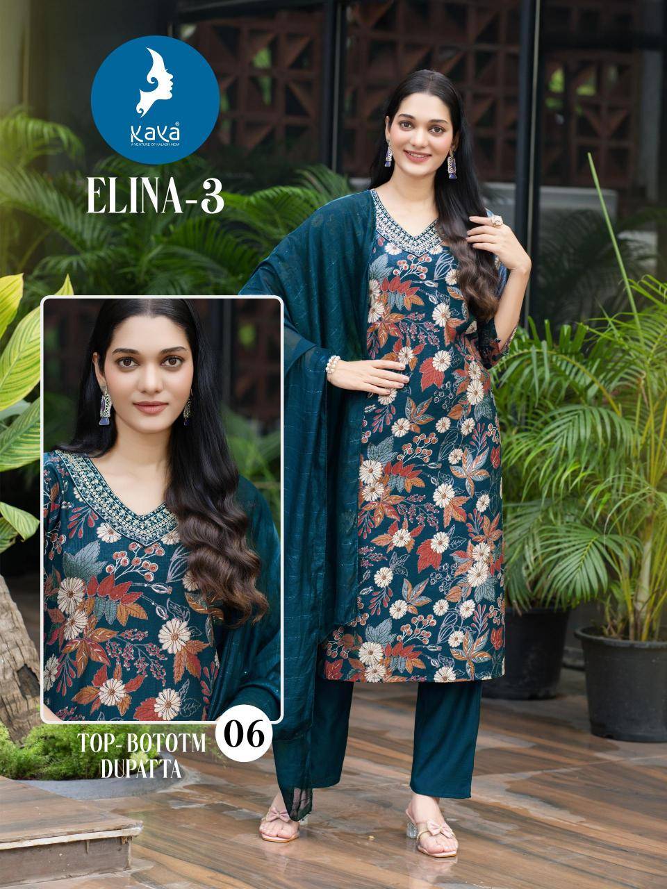 Kaya elina 3 Wholesale designer kurtis in India