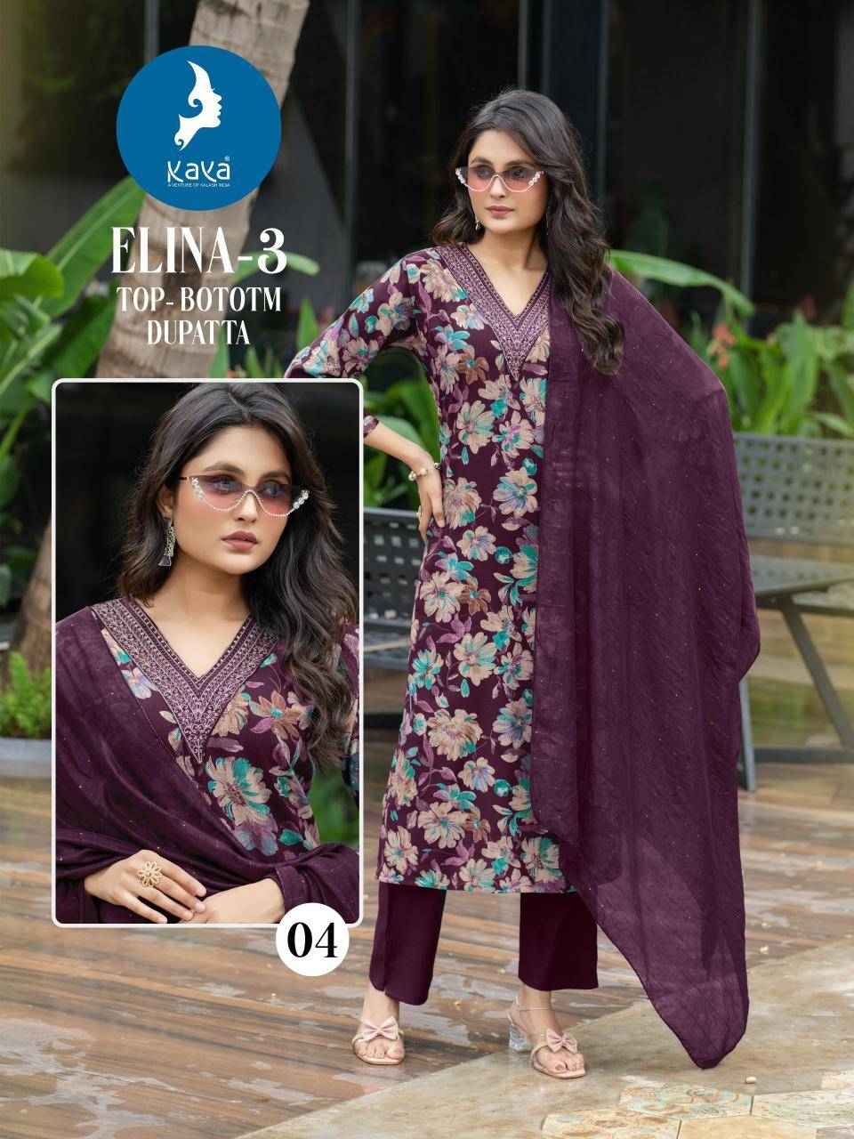 Kaya elina 3 Wholesale designer kurtis in India