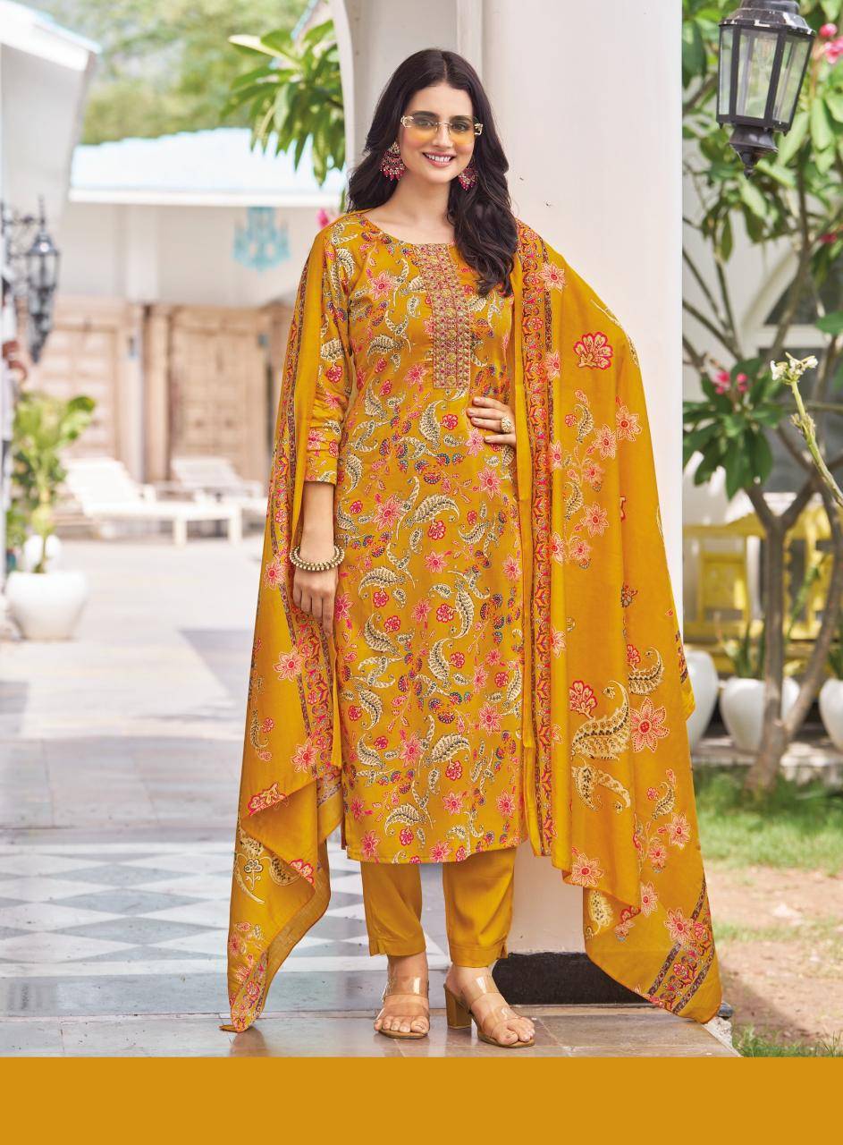Radhika lifestyle nazrana vol 3 Wholesale kurtis Surat market