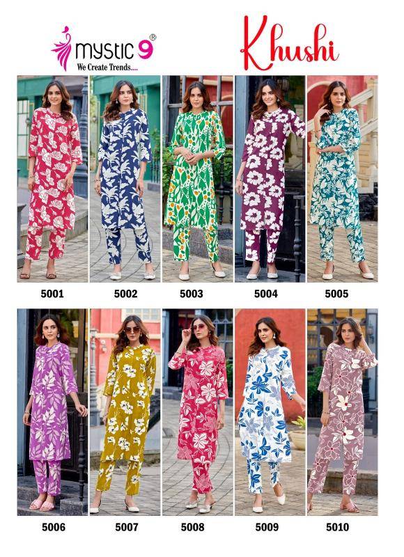 Mystic9 khushi vol-5 Kurtis wholesale market in Jaipur