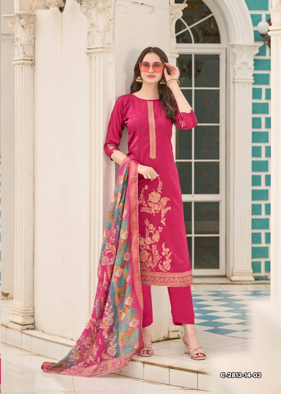 Alok suit falsafaa 18 Designer dress materials online