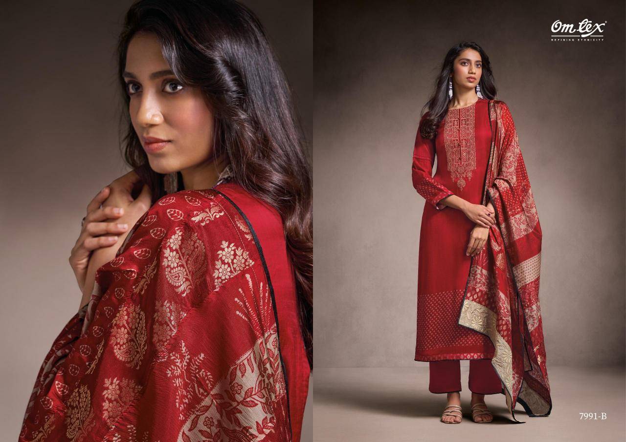 Omtex aarvi attire Dress materials suppliers in Kolkata