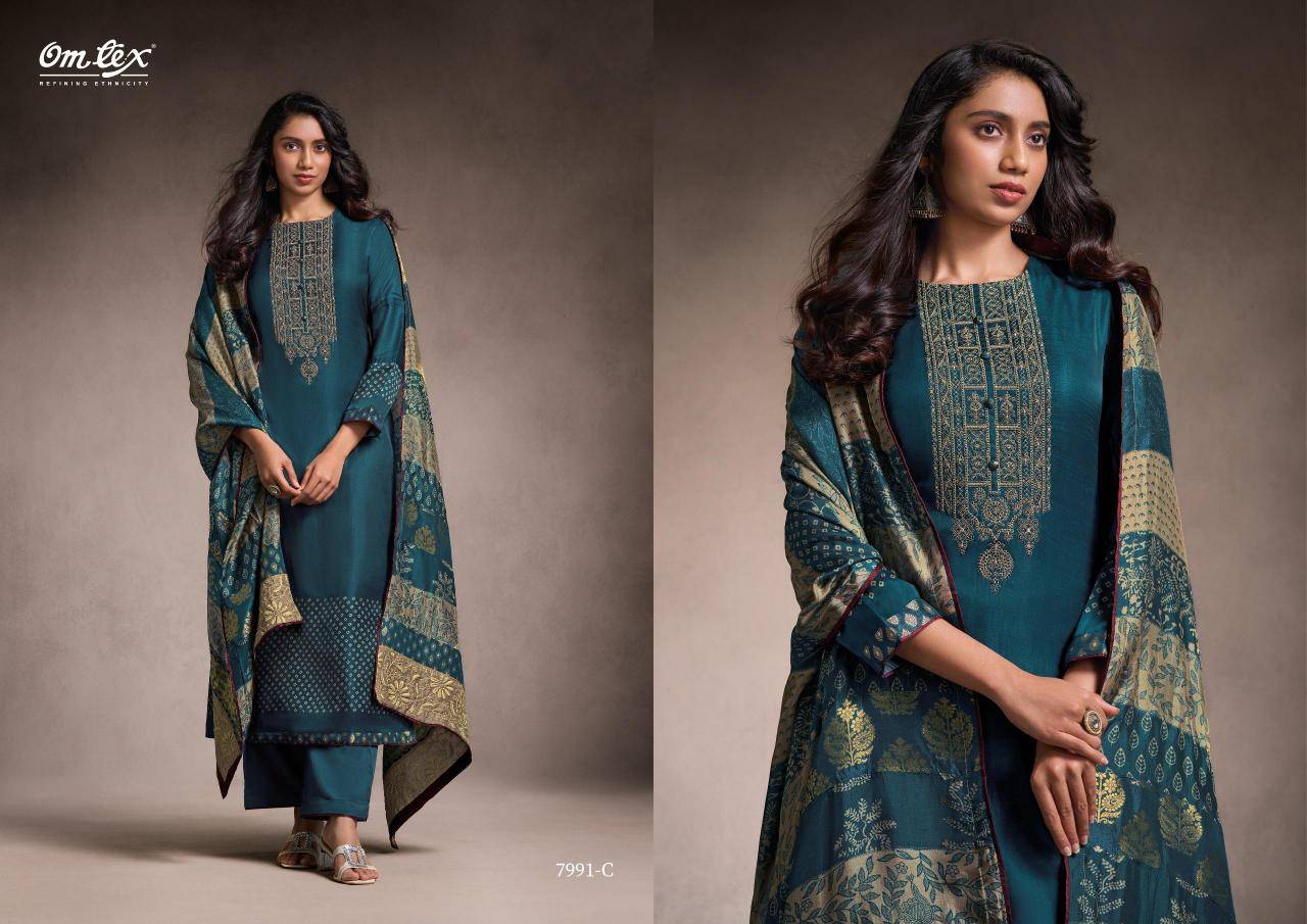 Omtex aarvi attire Dress materials suppliers in Kolkata