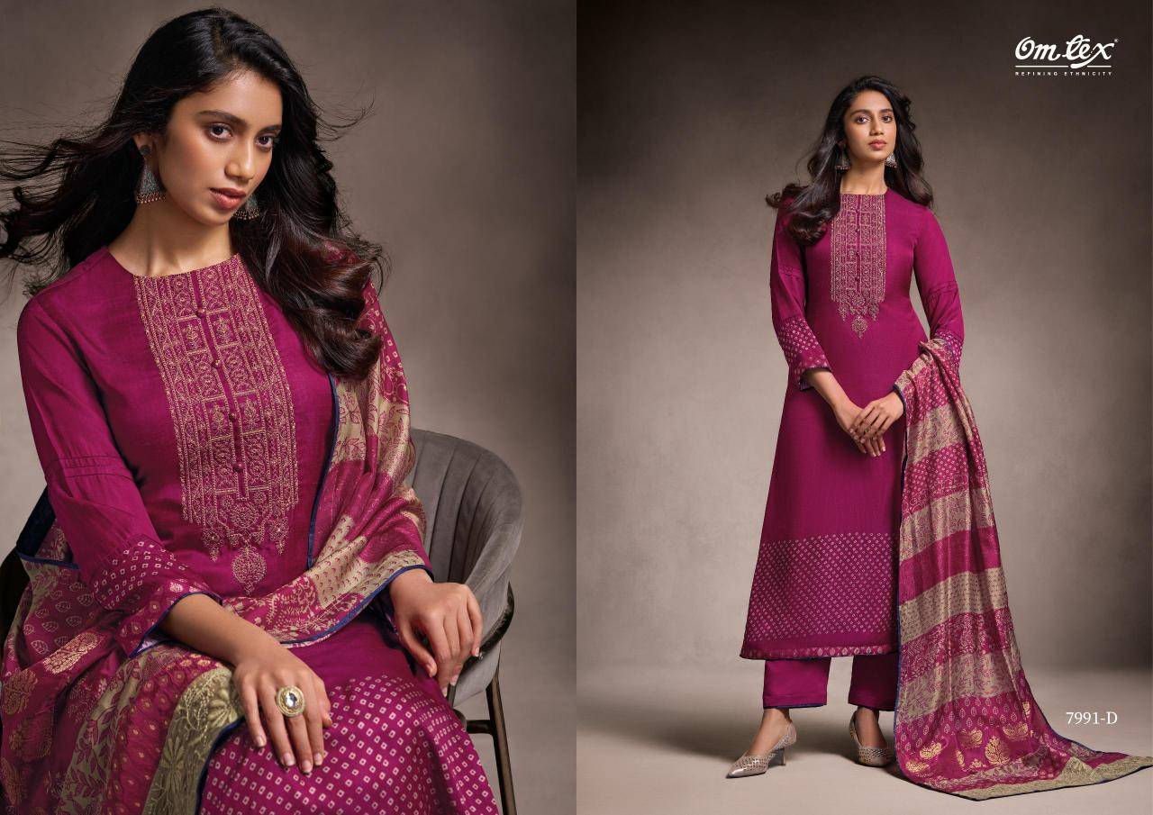 Omtex aarvi attire Dress materials suppliers in Kolkata